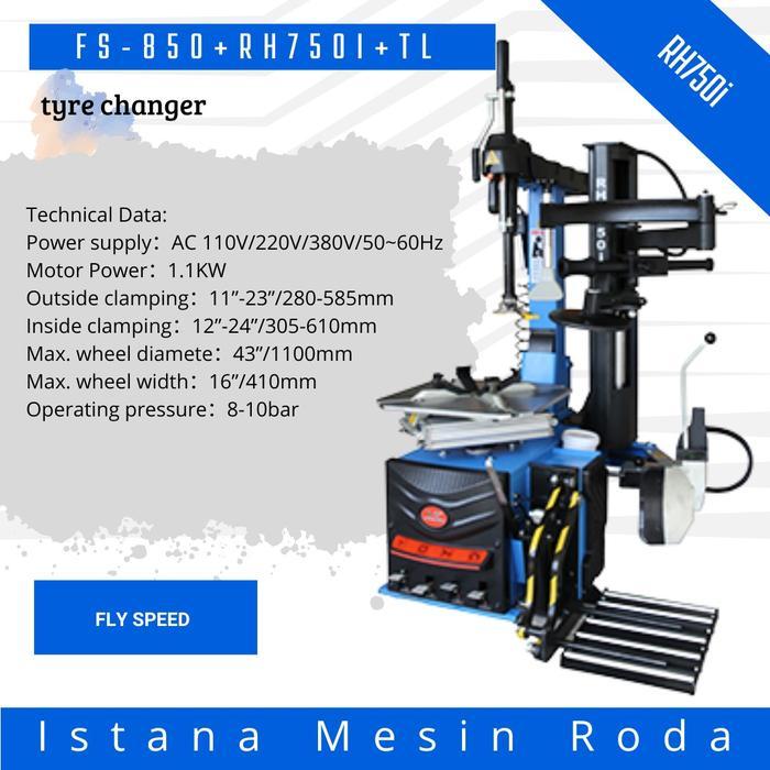 Tyre Changer Mesin Bukaan Ban Fly Speed FS850 helping arm