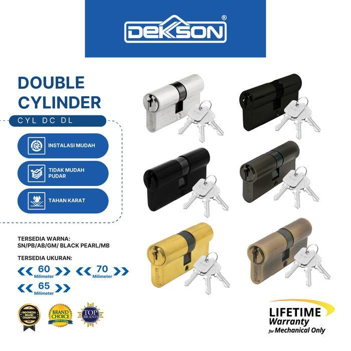 DEKKSON Master Key Cylinder Double Silinder Pintu DC DL Brass