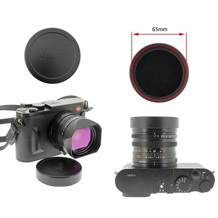 Penutup Metal Lens Cap Untuk Kamera LEICA Q Q2 Q3, Cover Pelindung Lensa Camera LEICA-Q Protector *