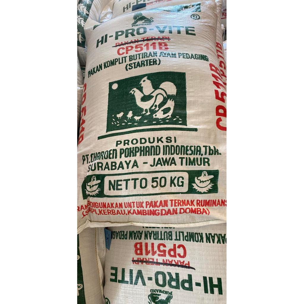PAKAN AYAM PEDAGING CP 511B 50kg (KHUSUS GOJEK/GRAB)