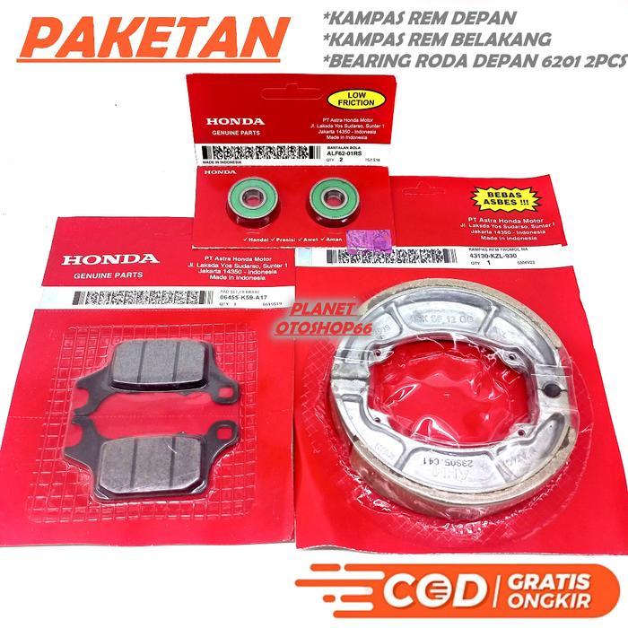 PAKET KAMPAS REM K59 VARIO 125 / 150 / 160 KEYLES TECH NEW GENIO KAMPAS REM TROMOL BELAKANG + DISPED