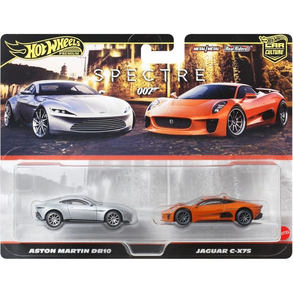 [PO] Hot Wheels Premium 2 Pack Aston Martin DB10 & Jaguar C-X75 Koleksi Eksklusif TMCQ [WAJIB TANYAK