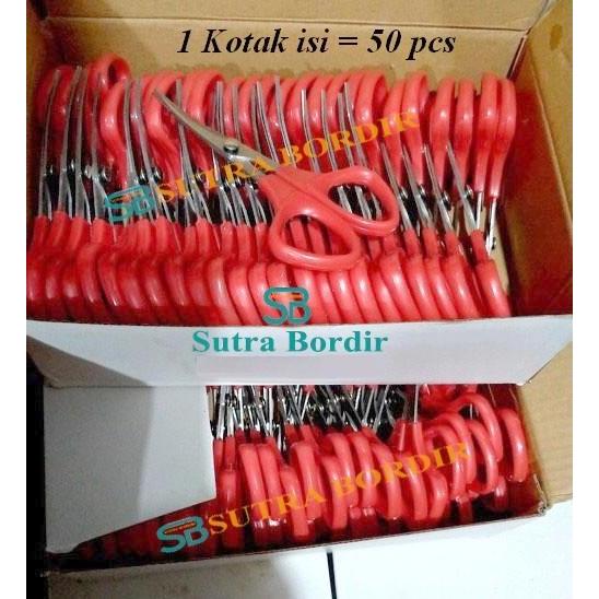 gunting lancip PER BOX isi 50 pcs gunting cmt gunting mesin jahit gunting kain gunting lancip tajam