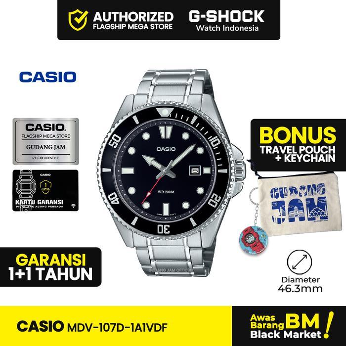 Casio General MDV-107D-1A1VDF MDV-107D MDV-107 MDV107D MDV 107D Watches Men