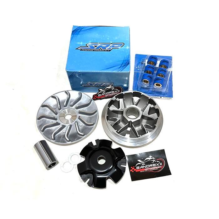 Diskon - Paket Pulley Cvt Srp-Ultraspeed Racing+Roller Srp Vario 160-Pcx 160