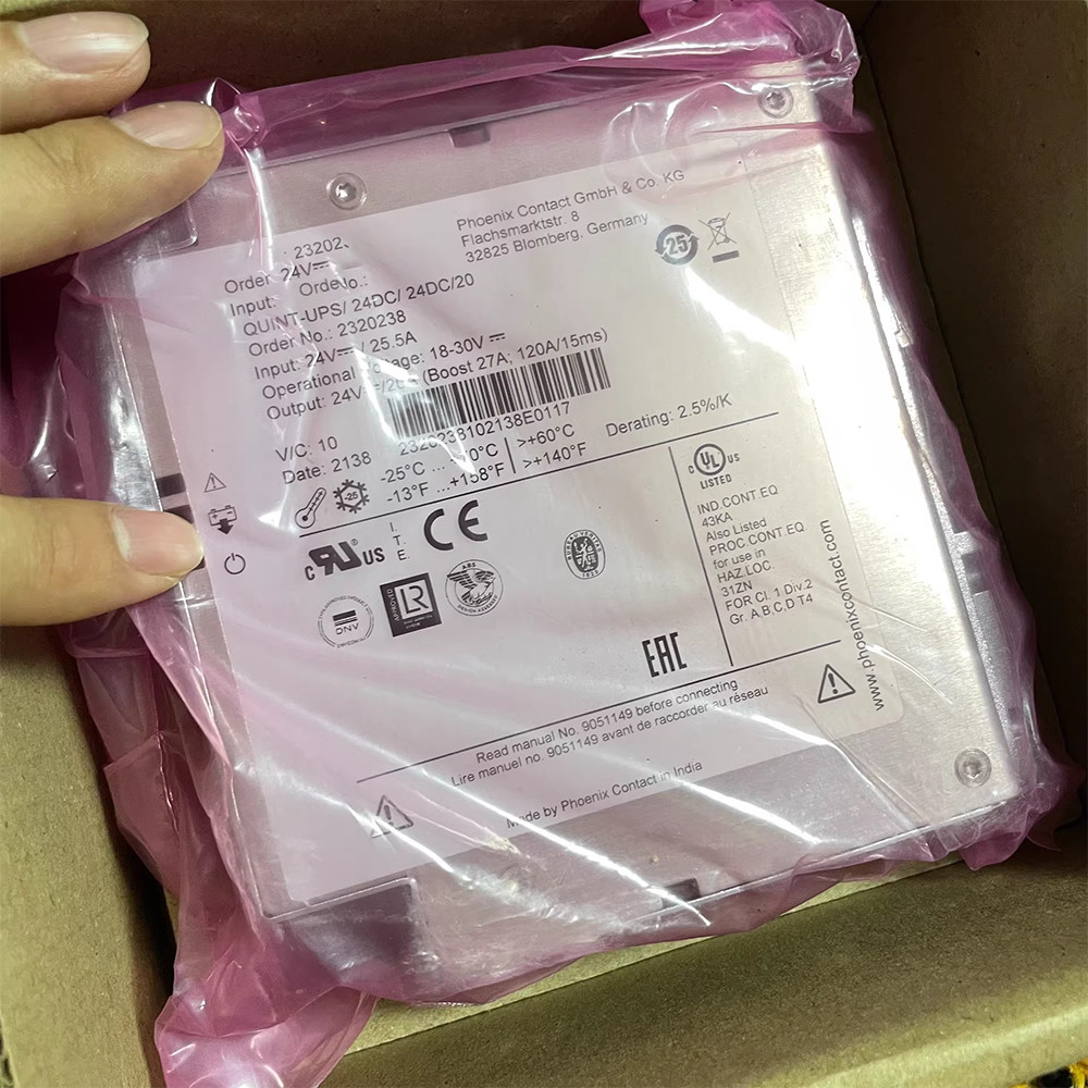 2320238 QUINT-UPS/24DC/24DC/20 QUINT DC-UPS For Phoenix UPS 24VDC/20A Uninterruptible Power Supply