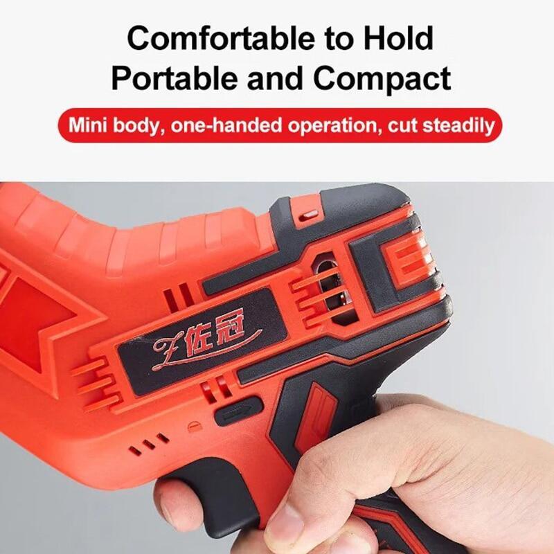 Mesin Reciprocating Saw Cordless Chainsaw Mesin Gergaji Besi Kayu Portable Gergaji Rantai Portable