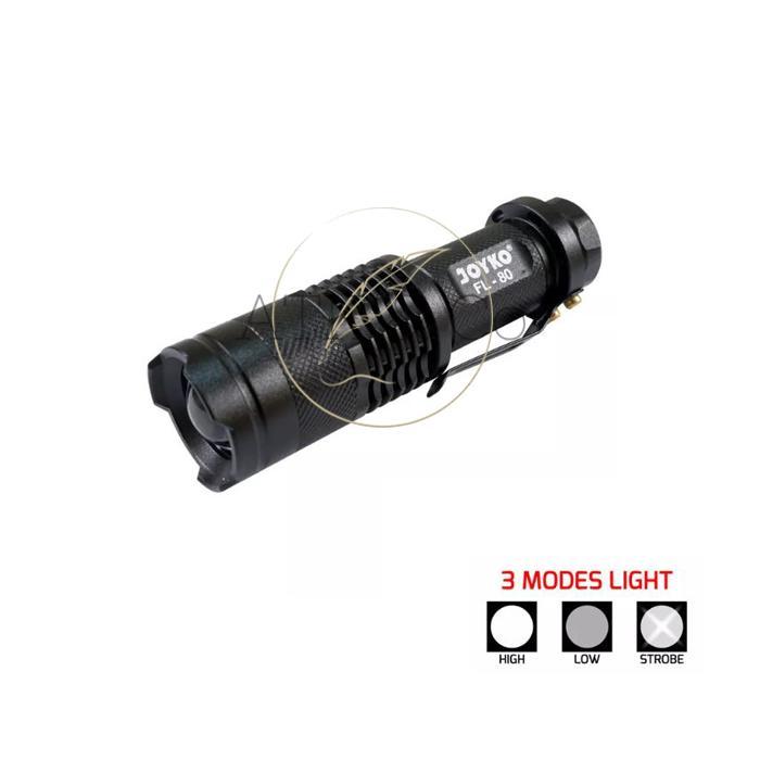 Aoki - Senter Led Fl-80 - Flashlight Led Fl-80 - Led Flashlight