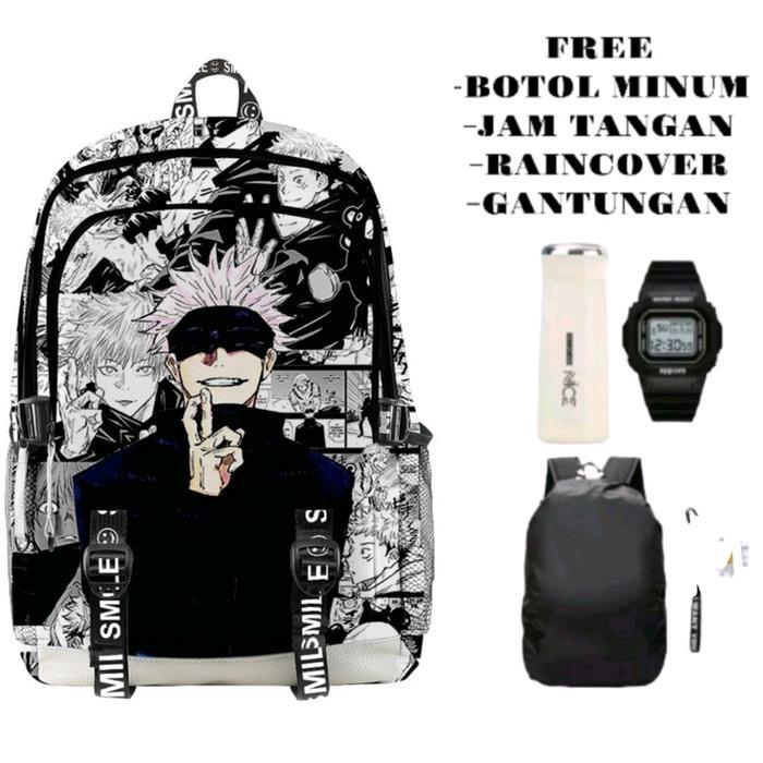 tas anak laki laki motif anime terbaru tas ransel sekolah anak laki laki sd smp Fashion