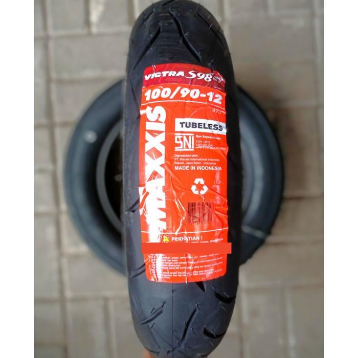 Ban Motor Ring 12 Ban MAXXIS Victra CT 100/90-12 110/90-12 Ban Tubeless Ring 12 Ban Motor Scoopy