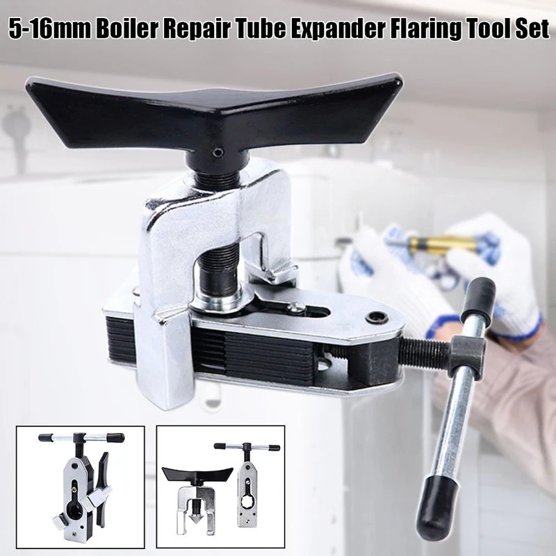 Variable Diameter 5-16mm Boiler Repair Universal Tube Expander Flaring Tool Air Conditioner Copper P