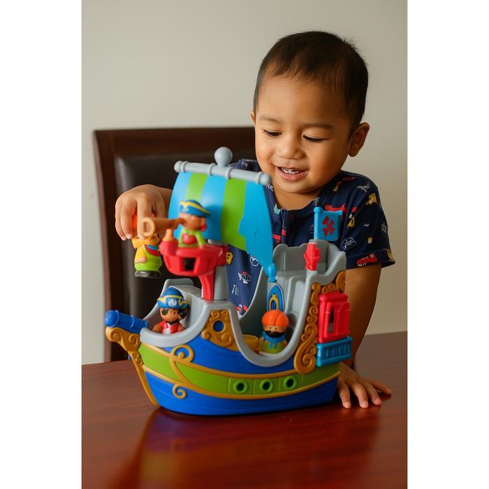 Elc Happyland Pirate Ship - Mainan Pretend Play Kapal Bajak Laut Anak Balita 2 Tahun