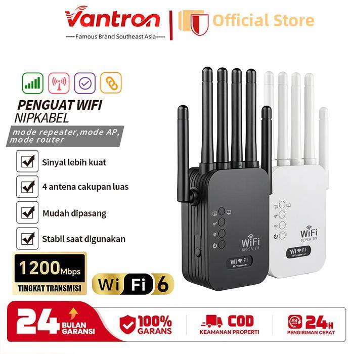 Penguat Sinyal Wifi, Penguat Router, Penguat Sinyal Jaringan 1200Mbps, Penguat Jaringan Jarak Jauh