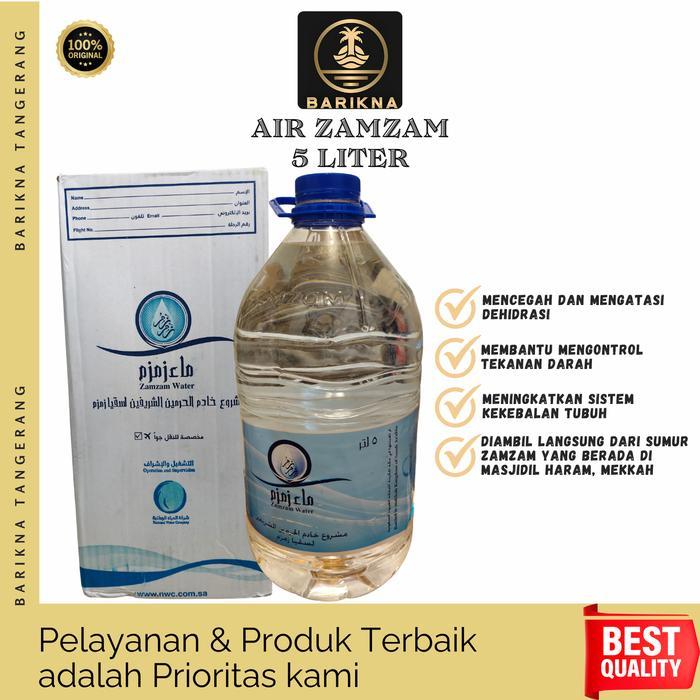 Zamzam/Air Zamzam/Zamzam 5Liter Original Pasti Promo