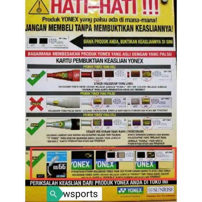 Senar Badminton Yonex BG66 BG 66 ORIGINAL