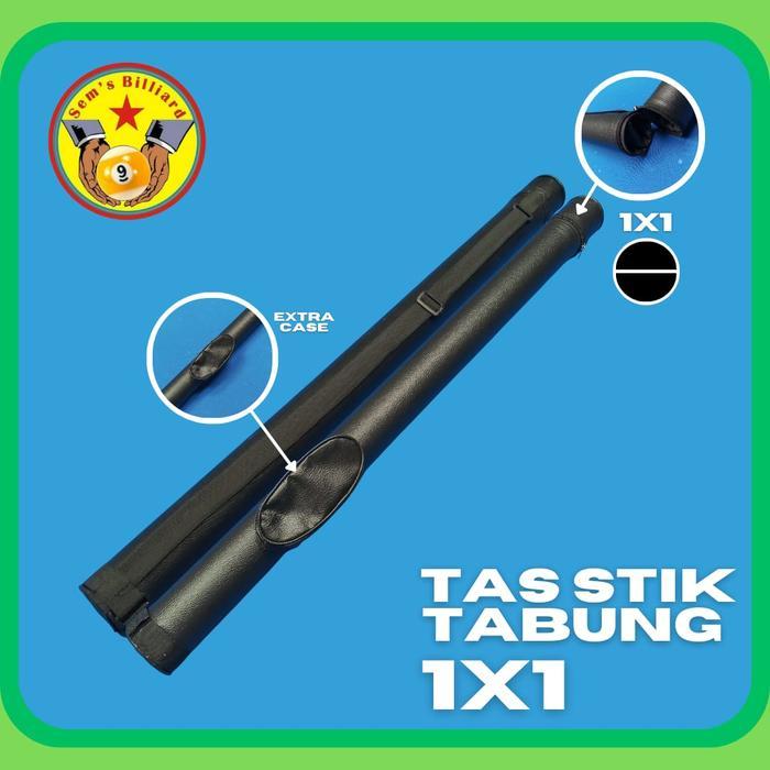 Tas Stick Billiard 1x1 - Hard Case - Tas Stick Billiard