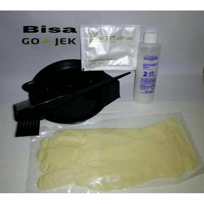 Bleaching Rambut Makarizo ( Paket Bleaching ) #Gratisongki