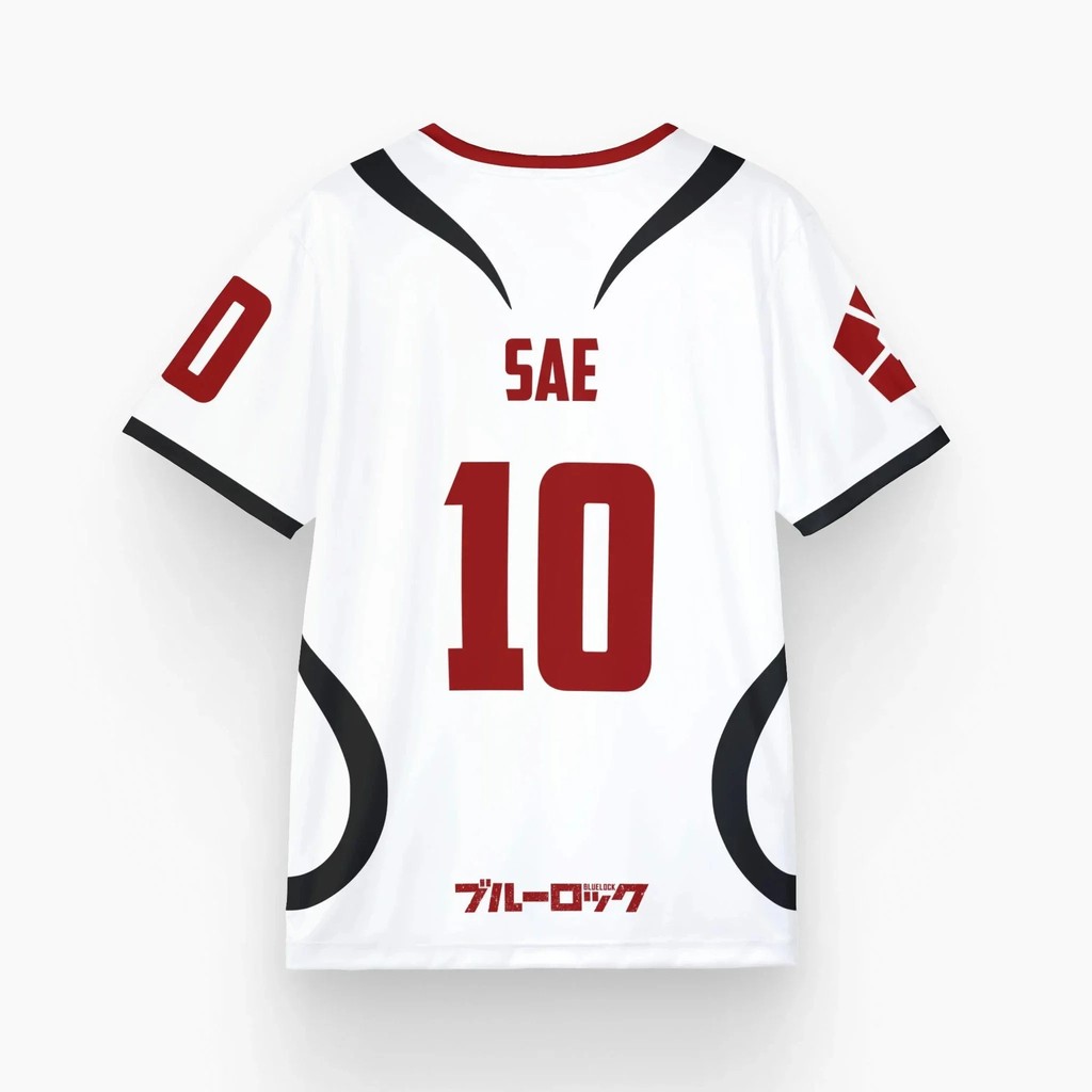 Mens Anime Jersey Blue Lock Sae Itoshi Role Playing 3d Print T-shirt Men Women Fashion Oversized