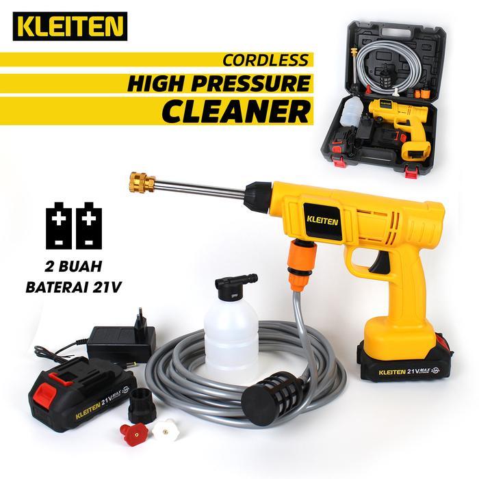 Jet Cleaner Baterai Alat Cuci Motor Cuci Mobil 2 Baterai Steam Cuci