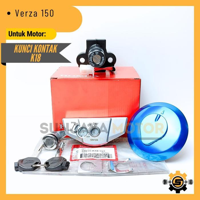Kunci Kontak Set K18 Keyset Konci Kontak Original Honda Verza 150 Kunci 1 Set Key Set Konci Motor