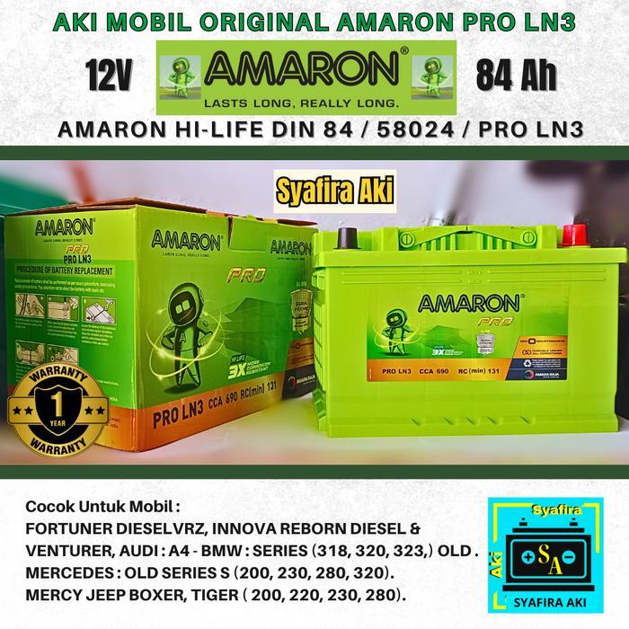 AKI MOBIL FORTUNER DIESEL VRZ, INNOVA VENTURER 58024 / DIN 84 AMARON