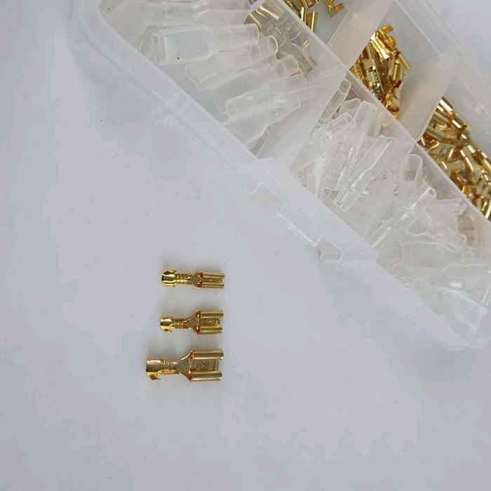Skun Kabel Listrik Gepeng FEMALE 120 PCS Scun Konektor Terminal Cable 60 Female Terminal 2.8mm 4.8mm