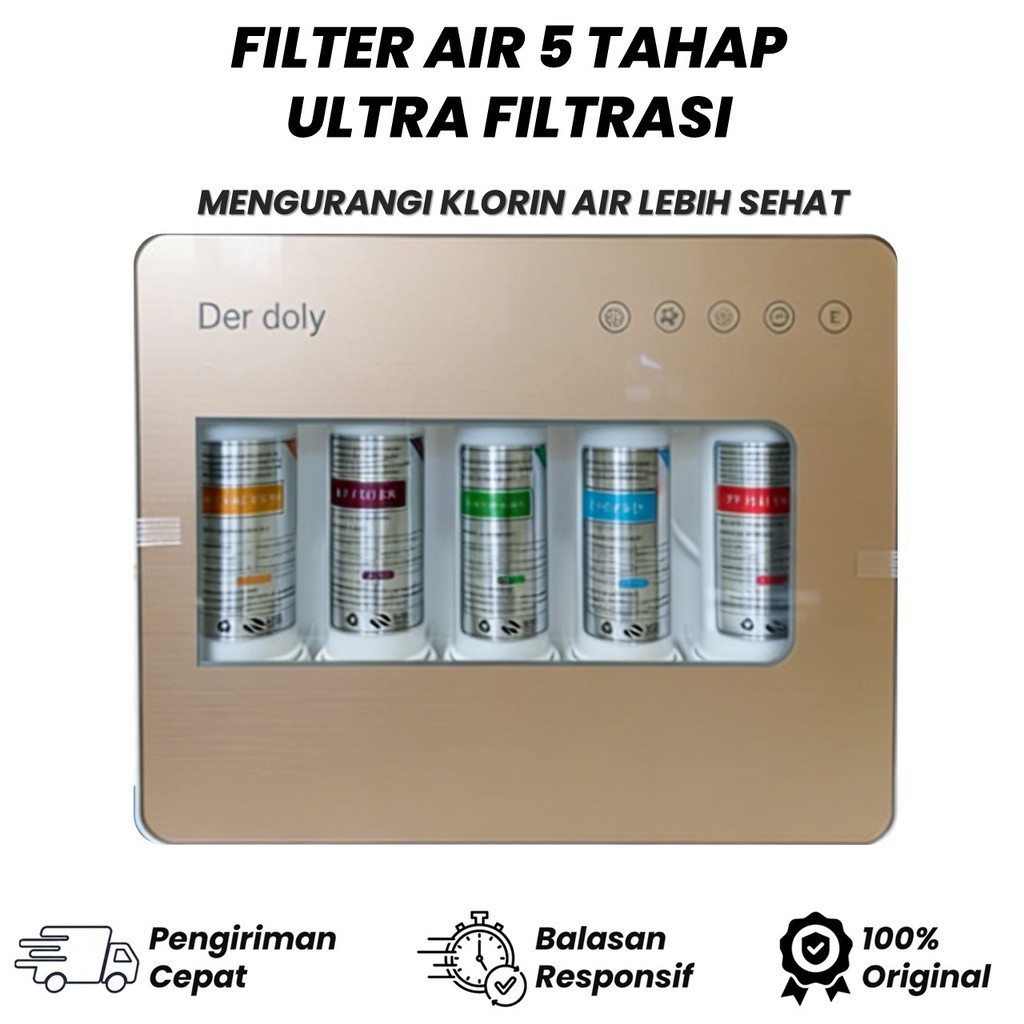 Paket Filter Air 5 Tahap Ultrafiltrasi Filter Air Minum
