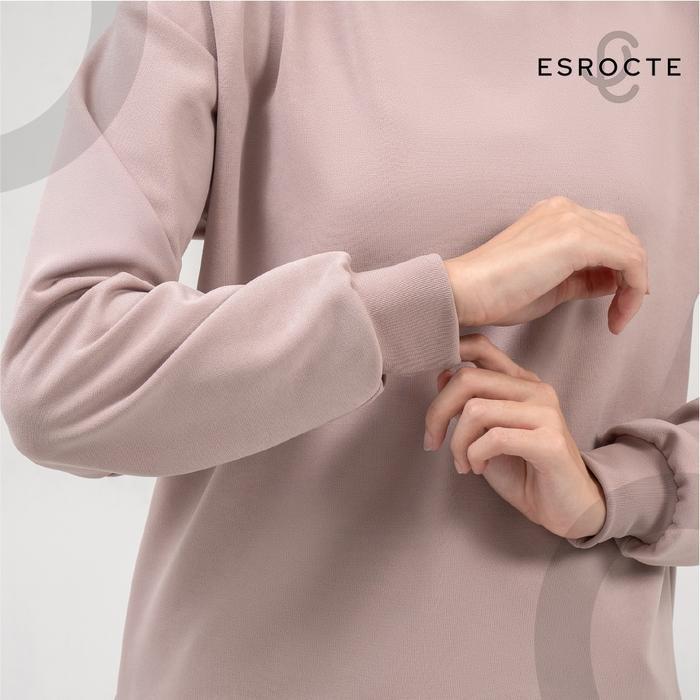 Esrocte Atasan Wanita Boat Neck Sweater Knit Nala Top - S-Xl