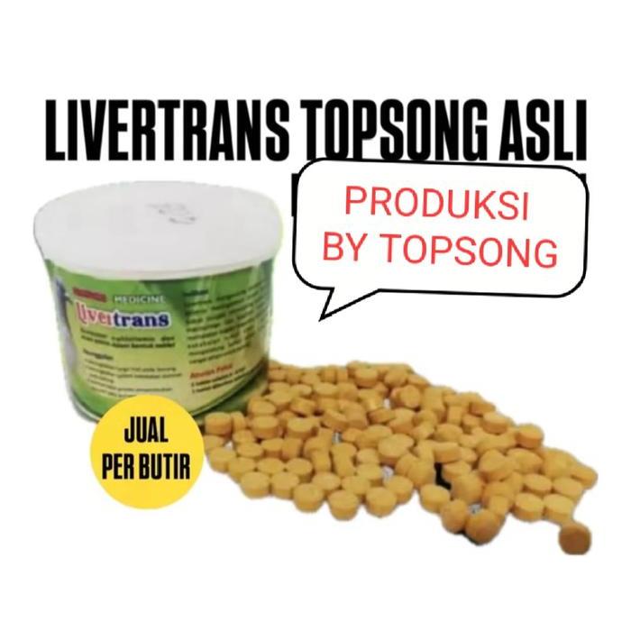 Livertrans Topsong Liver Trans Top Song Pil Obat Burung Merpati Dara #Gratisongkir