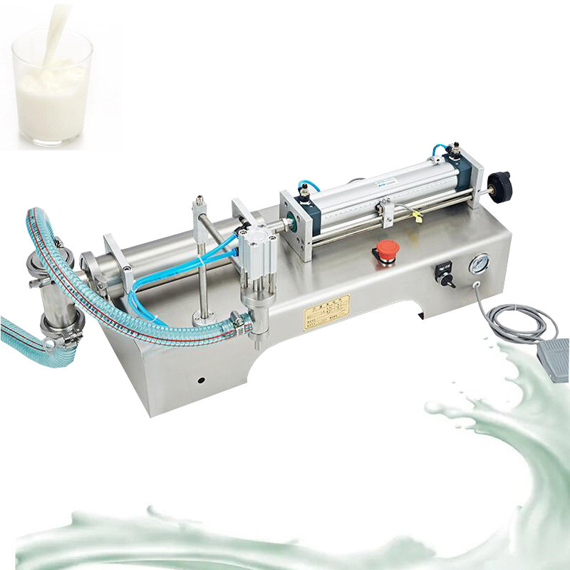 10ML-1000ML Pneumatic Liquid Filling Machine with Piezometer Commercial Automatic Bottle Filler for