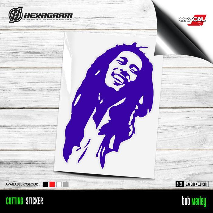Cutting Sticker Music Bob Marley Stiker Cutting Musik Bob Marley Terlaris