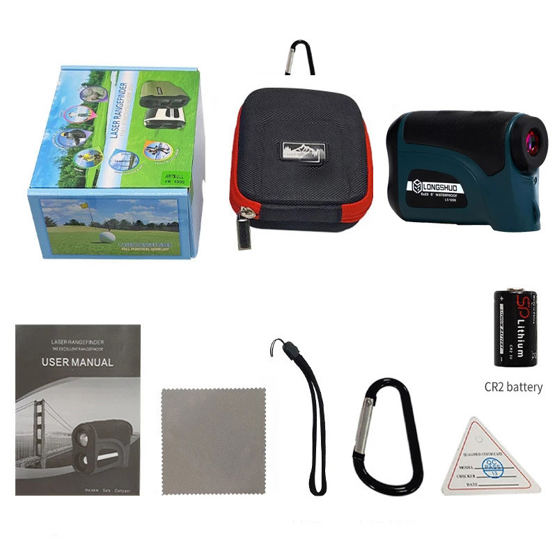 Longshuo Golf Rangefinder Laser Telescope for Hunting Digital Distance Meter with Slope Adjusted