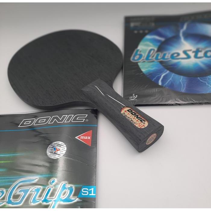 Bat Tenis Meja Donic Black Devil kompit karet Donic Serang Set