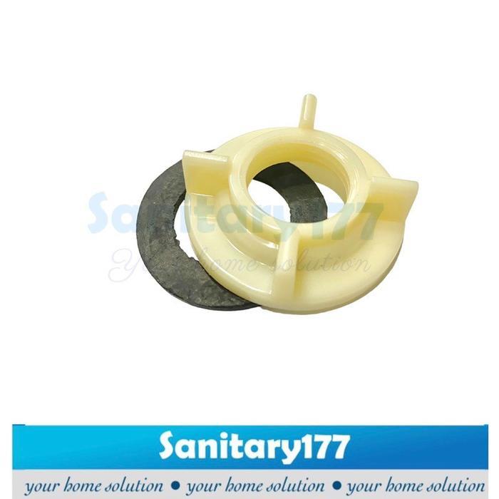 Ring Kunci bawah Kran WASTAFEL NP2- Sambungan keran sink tanam meja Plastik