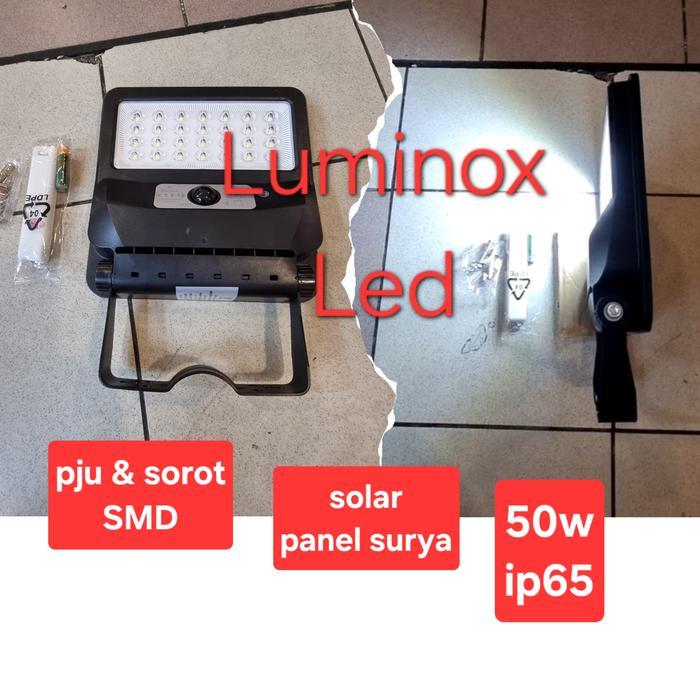 pju cobra led solar panel 50 watt 50w jalan led tenaga surya 50watt