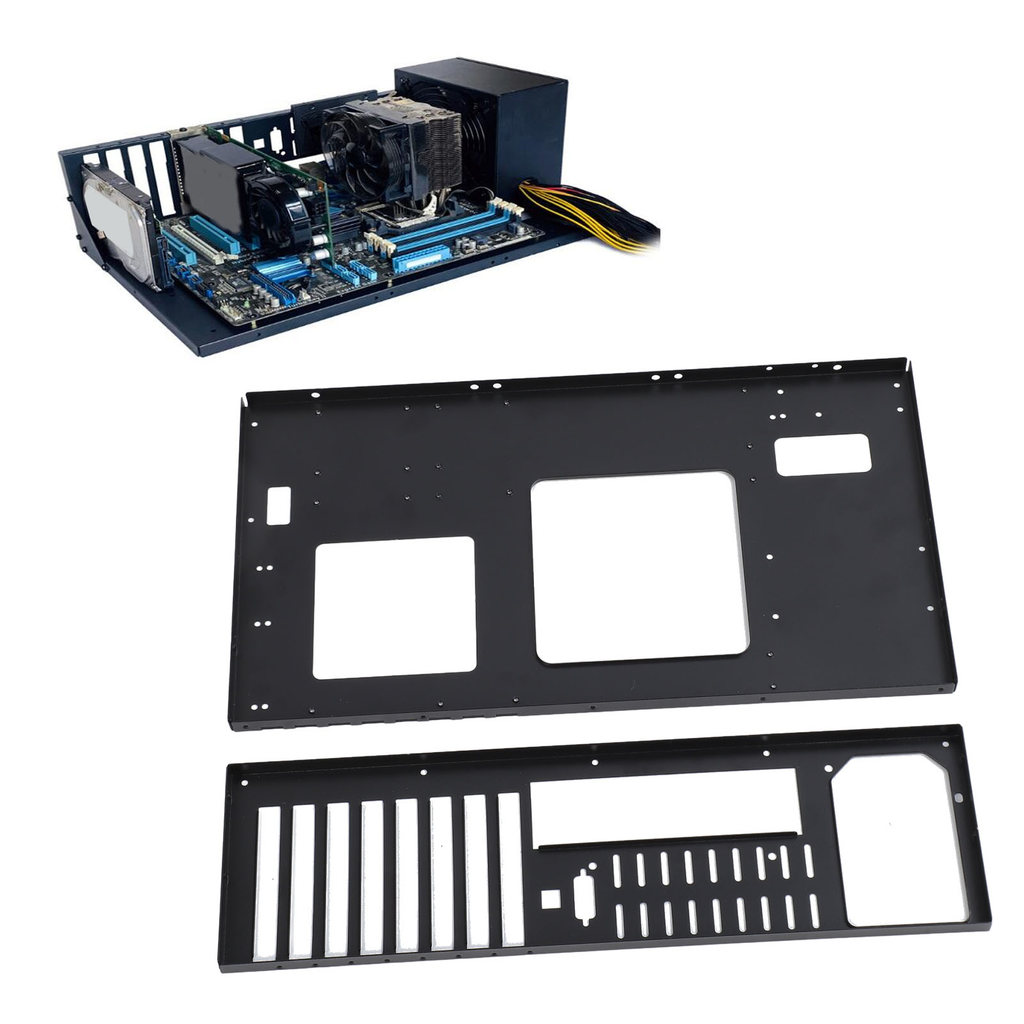 Best Seller Computer Open Case Rack Support X79 X99 Dual Servers Mainboard DIY Computer Open Chassis