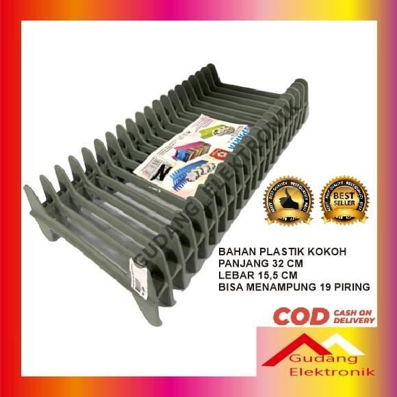 New Rak Piring Serbaguna Plastik Murah Multifungsi / Rak CD Plastik Murah Untuk Dapur