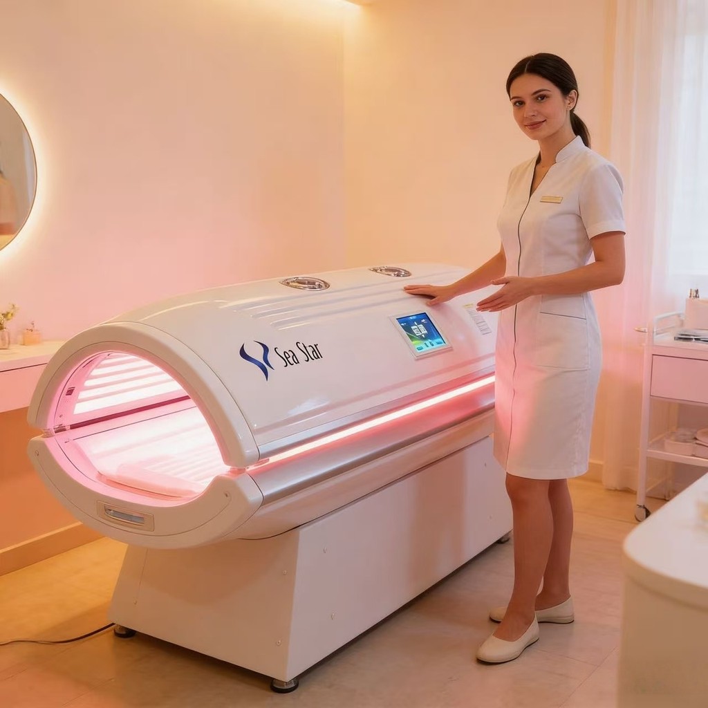 Red Light Therapy Bed Beauty epilator Skin Whitening Therapy Collagen Bed Commercial Sauna Chamber