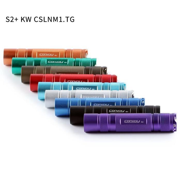 TERBARU Convoy S2+ Osram Kw Cslnm1.tg 1100 Lumen Driver 12 grub 5A BISA GRAB