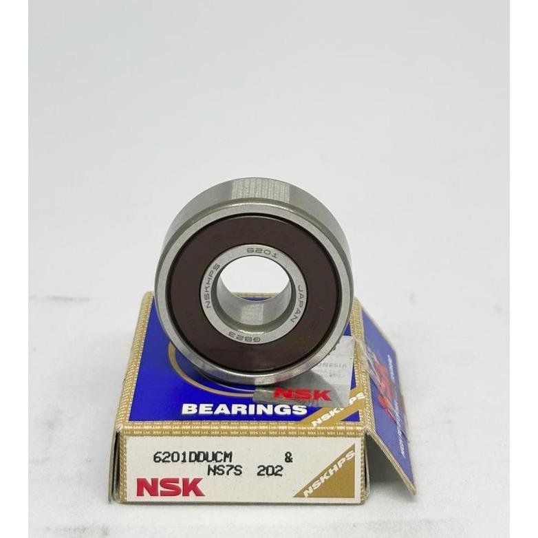 BALL BEARING 6201 DD 6201 2RS NSK JAPAN ORIGINAL *