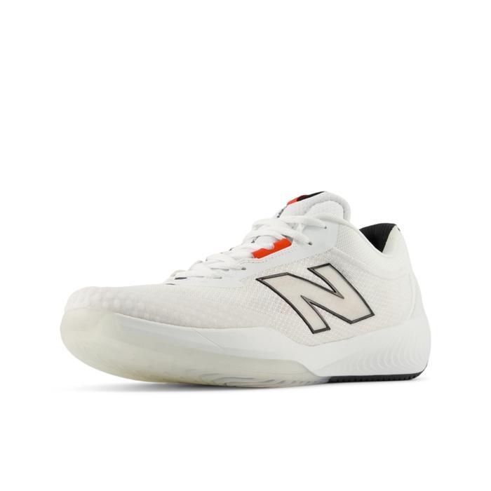 Seaptu Tennis Pria New Balance FuelCell 996v6 Shoes All Court Men's Tenis - White/Black/TeamRed