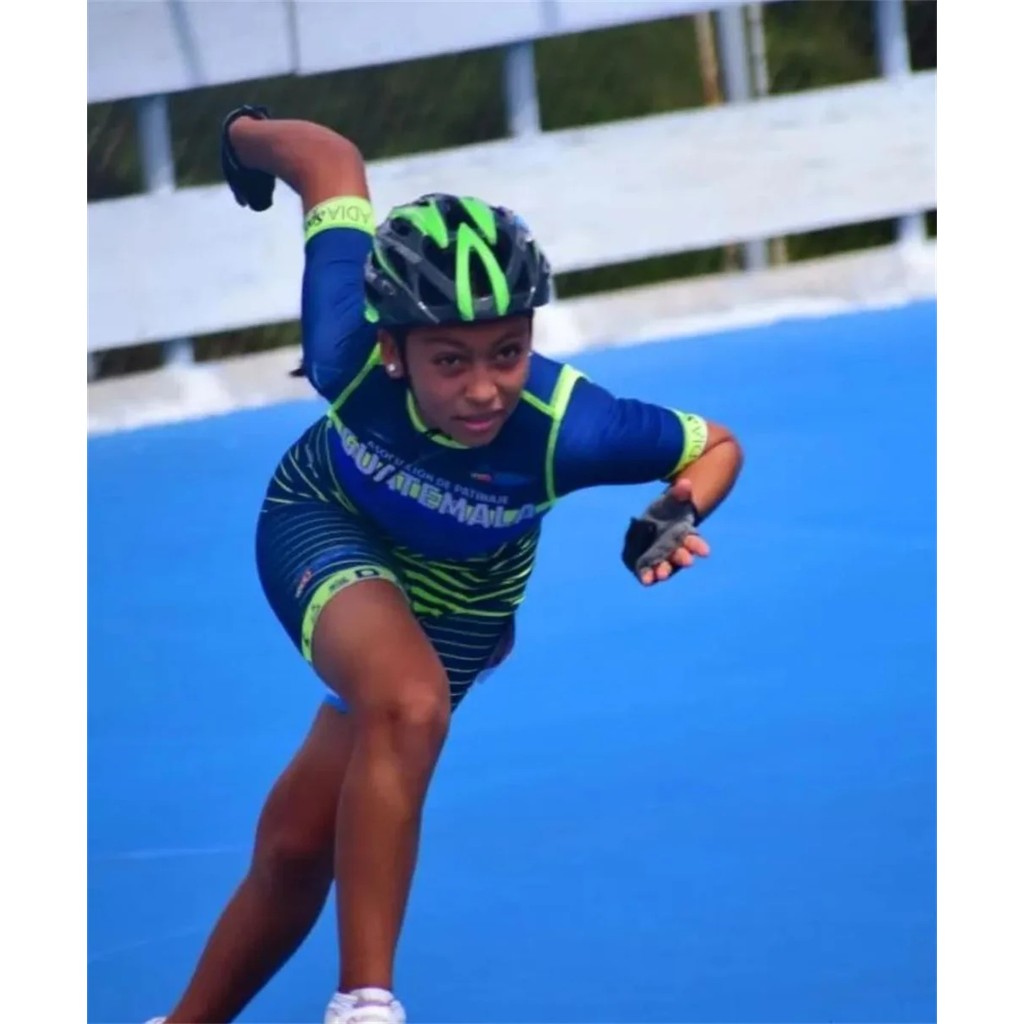 Bont Child Inline Skating Racing Skinsuit Short Sleeve Speed Inline Roller Skating Triathlon