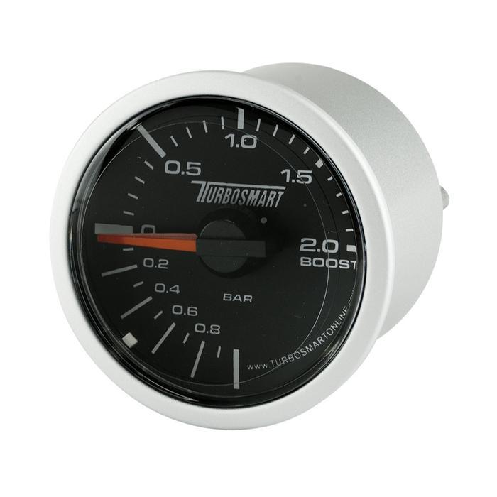 TURBOSMART BOOST GAUGE 0-2 BAR 52MM MECHANICAL BOOST METER TURBO