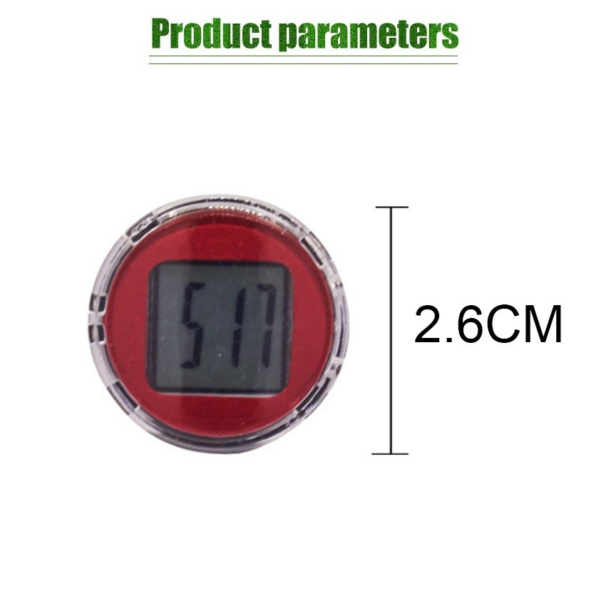 Jam Motor Waterproof Tempel Jam Digital Kecil Digital Watch