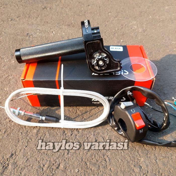 gas spontan acerbis plus saklar kanan ktc universal