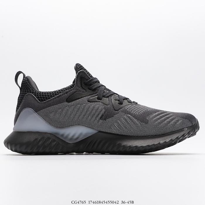 Sepatu Adidas Alphabounce Beyond Grefou Carbon Grey 100% Real Picture By Sneakers Kita
