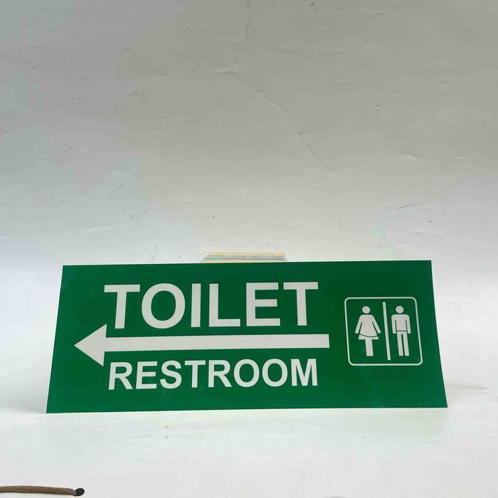 Stiker Penunjuk Arah Toilet, Stiker Arah Toilet