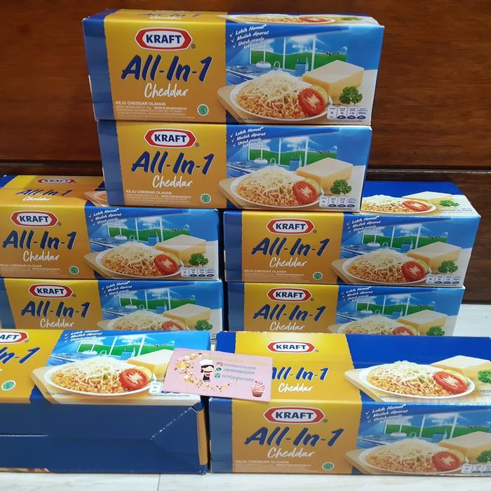 keju kraft cheddar all in one 2kg /keju kraft cheddar all-in-1 2kg