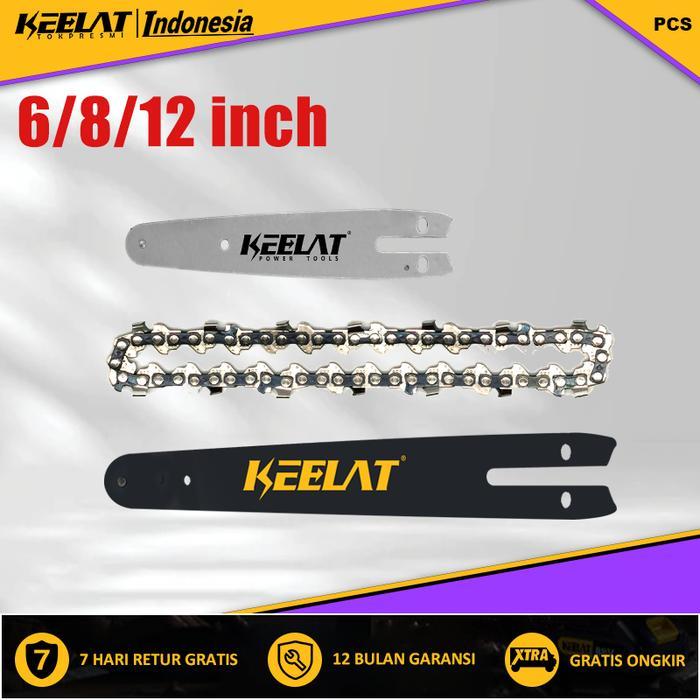 Krisbow - 6 Inch 8 Inch 12 Inch Mini Saw Parts Blade & Chain Electric Accessories