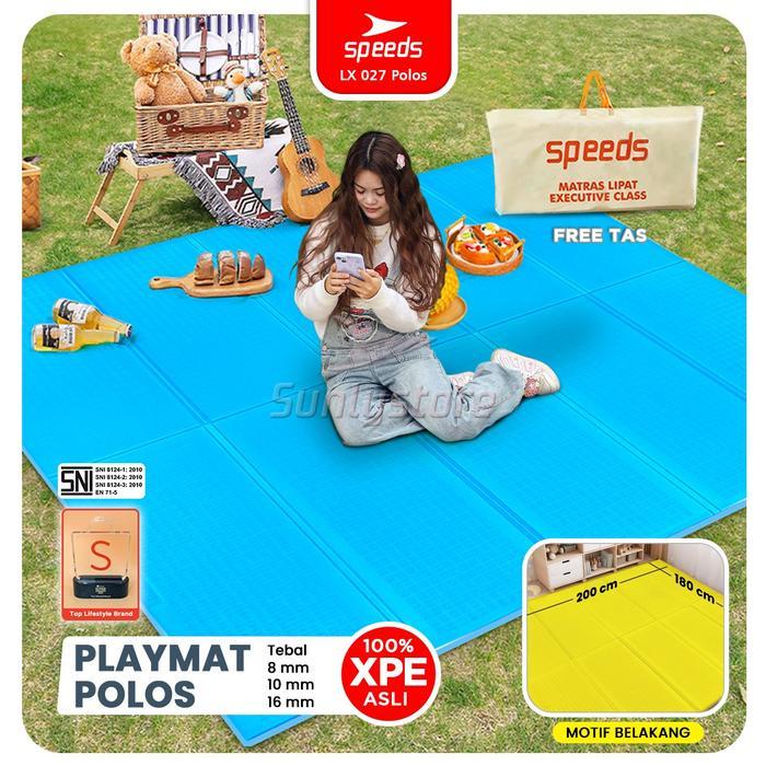 Terlaris SPEEDS SNI Matras Polos Lipat XPE Foldable Playmat Bayi 027-15